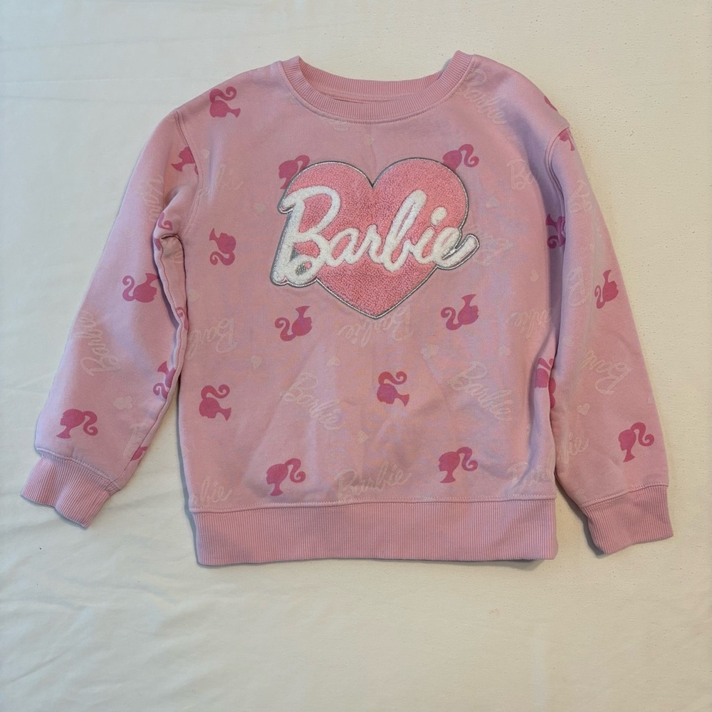 Barbie brand girls fleece sweatshirt
